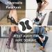 Dupore 20x Premium Heel Cushion Inserts - Self-Adhesive Anti-Slip Protection for High Heels - Comfort Pillow Against Blisters & Friction - Black & White - Buy Online on GoSupps.com