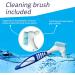Retainer Brite 96 Tablets (3 Months Supply) + Denture Brush + Retainer Case With Mirror - Retainer Cleaner Tablets for Plaque Tartar Invisalign Mouth Guard Dentures & Orthodontic Appliances - Buy Online on GoSupps.com