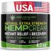 Health Revolution Hemp Arnica Cream Maximum Strength - Soothes Muscles Joints Feet Nerve Back Knee Hip with Arnica MSM Emu Turmeric - Expertly Formulated 4oz