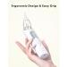 GROWNSY Upgrade Rechargeable Baby Nasal Aspirator | Electric Nose Suction with Music & Light | 3 Suction Modes | Food-Grade Silicone Tips | Grey - Buy Online on GoSupps.com