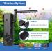 Hygger 600L/H Aquarium Filter - 10W Turtle Filter with Adjustable Flow & Ceramic Balls for 60-120L Tanks - Buy Online on GoSupps.com