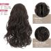 REECHO 12 Inch Short Curly Claw Clip Ponytail Extension | Natural Wavy Synthetic Hair | Black Brown | Women's Hairpiece - Buy Online on GoSupps.com