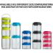 GoStak Teal Portable Stackable Containers - Starter 4 Pack for Meal Prep & Travel - Buy Online on GoSupps.com