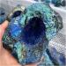 Natural Azurite Raw Gemstone Needle Cluster Malachite Geode Crystal Specimen Reiki Stone Collectible 1pc Stone Collection 400-500g - Buy Online on GoSupps.com