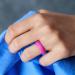 ThunderFit Silicone Wedding Bands for Women - 5.6mm Width - 2mm Thickness - Size 7.5-8 (18.20mm) - Teal Pink Black White - Buy Online on GoSupps.com