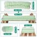 Luluo Spa Headband Set - Microfiber Facial Makeup Hairband & Wristbands for Women, Green - Buy Online on GoSupps.com
