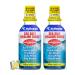 H2Ocean Healing Rinse Natural Sea Salt - Mouth Rinse for Oral Care & Tonsil Stones - Great for Piercings Sore Throats & Gum Health - Alcohol- & Fluoride-Free Mouthwash - Lemon Ice 16 oz (Pack of 2)