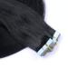 Premium Black Tape-In Hair Extensions - 50cm 10 Tresses | 100% Remy Real Hair | Tress by Novon - Buy Online on GoSupps.com