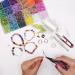 EuTengHao 9600pcs Glass Bugle Seed Beads Kit for DIY Jewelry Making - 7mm, 24 Colors with Crystal String - Buy Online on GoSupps.com