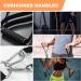 Leuhan Resistance Bands Set - 5 Bands (150LBS) 2 Hand Straps 2 Ankle Straps Door Anchor & Storage Bag | Ideal for Home & Travel Workouts - Buy Online on GoSupps.com