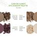 Honeybee Gardens Canyon Sunset Eye Shadow Palette - Vegan, Paraben-Free, Gluten Free | Romantic Shades, Net Wt 1.3 g each - Buy Online on GoSupps.com