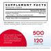 Jarrow Formulas Acetyl L-Carnitine 500mg - 120 Veggie Caps for Energy & Focus - Buy Online on GoSupps.com