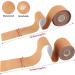 15Pcs Moleskin Flannel Adhesive Pads + 2 Strapping Tapes | Prevent Skin Blister | Foot Protection for Heels - Buy Online on GoSupps.com