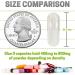 XPRS Nutra Size 0 Clear Empty Vegan Capsules - 100 Count | Capsules Express Vegetarian Pill Capsules - DIY Vegetable Filling | Pack of 1 - Buy Online on GoSupps.com