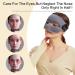 Sinus Heated Face Mask - Extra Large Eye Mask with 3 Temperature & 4 Timer Settings for Migraine Relief Eye Fatigue & Sinus Discomfort - International Shipping Available - Buy Online on GoSupps.com