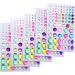 Outus 405 Pcs Gem Stickers | Rhinestone Self-Adhesive Craft Jewels | Multicolor Bling Crystal Gems | 5 Sheets - Buy Online on GoSupps.com