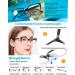 OCCI CHIARI Blue Light Blocking Photochromic Reading Glasses - 1.5x Large Sunglasses Readers (1.0-4.0) - Stylish & Comfortable Black/Clean Design for Eye Protection - Buy Online on GoSupps.com