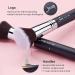 Jessup Kabuki Foundation Brush - Professional Synthetic Makeup Brush for Flawless Application - Black B069-080 - Buy Online on GoSupps.com