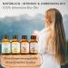 Woodfjord Sauna Infusion Set - Bio Natur | 4 Organic Sauna Fragrances & Oils Hygrometer Thermometer | Authentic Sauna Experience - Buy Online on GoSupps.com