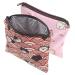 Watiifufu 2 pieces women bands Tampon Organizer Pad Bag Practical Periodes Pocket Women Bitches Bag women bandage Organizer women's bandages holder license holder portable