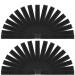 Frcolor 50pcs Makeup Brush Mesh Cover - Protective Net Sleeve Guards for Cosmetics (Black) | International Shipping - Buy Online on GoSupps.com