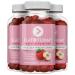 Flat Tummy Tea Apple Cider Vinegar Gummies Detox & Support Gut Health with The Mother Vegan Non-GMO Made with Apples Beetroot Vitamin B9 Superfoods Red 60 Count Pack of 3