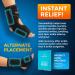 PhysioNatural Foot & Ankle Ice Wrap with 2 Cold Gel Packs for Pain Relief - Ideal for Sprained Ankle, Achilles Tendon Injuries, Plantar Fasciitis, Bursitis & Sore Feet (XS-XL) - Buy Online on GoSupps.com
