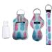 Travel-Ready Sanitizer Set: 4 Keychain Bottle Holders with 30ml Flip Cap Bottles - Buy Online on GoSupps.com