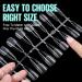 Tomicca Stiletto Long Nail Tips - 240 Half Matt Gel Full Cover Tips for Geln gel & Acrylic Nails - Buy Online on GoSupps.com