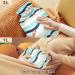 Naanle Striped Hot Water Bottle 2L with Cover | Large Bed & Feet Warmer | Pain Relief & Heat Therapy | Transparent Bag - Buy Online on GoSupps.com