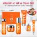Glown 6-Piece Hydrating Skincare Set with Vitamin C & Niacinamide Complete Face & Body Care Kit with Cleanser Toner Serum Moisturizer Eye Cream & Body Lotion | Valentine s Day Skincare Gift for Women 1 Set - Buy Online on GoSupps.com