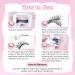 Beauty7 Magnetic-Eyelashes Natural Look 1 Pair Reusable Magnetic Lashes Kit with Applicator No Glue Needed False Eyelashes Srtrips - Buy Online on GoSupps.com