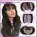 Clip In Bangs Hair Extensions 100% Real Human Hair - Natural Black Wispy Bangs (8g) - Buy Online on GoSupps.com
