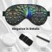 Buy Beautiful Peacock Print Unisex Sleep Mask | Double-Sided Eye Mask for Sound Sleep & Skin Care - Shop Internationally - Buy Online on GoSupps.com