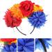 FRCOLOR Day of The Dead Headband Rose Flower Headband Floral Crown Mexican Headpiece Halloween Party Costume Headwear Assorted Color 2 - Buy Online on GoSupps.com