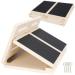 Liberty Imports Professional Wooden Slant Board, Adjustable Incline Calf Stretch Balance Board, Exercise Rehab Training Equipment Edition 3