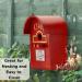Wrenbury Post Box Birdhouse - Traditional Letterbox Design for Small Birds | Weather Resistant UV Resin | Ideal for Robins, Wrens, Finches, Blue Tits, and Sparrows - Buy Online on GoSupps.com