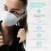 Airpop Active Reusable Face Mask 5-Layer Filter Face Coverings for Sports Contoured Fit Folding Adjustable Face Mask Adult Face Masks for Pollutant Protection Grey/White - Buy Online on GoSupps.com