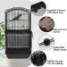 Adjustable Bird Cage Seed Catcher - Black Nylon Mesh with Twinkle Moon Star - 78.7 x 15.7 Inch - For Parrot Parakeet Cages - Buy Online on GoSupps.com