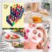 Doja Barcelona Aesthetic Wooden Sticks - 500 Pack Biodegradable Wood Spatula for Handicrafts Waxing Ice Cream Hair Removal | 150x18x1.6 mm - Buy Online on GoSupps.com