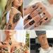 45 Sheets Halloween Temporary Tattoos For Kids Women Men 3D Scary Skeleton Skull Fake Tattoos Sticker For Adults Small Ghost Vampire Bat Pumpkin Spider Devil desigh Tatoos - Buy Online on GoSupps.com