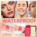 Beautfave 3-in-1 Cream Blush Stick Waterproof & Lightweight Blush for Lip, Cheek, and Eye Pink - Buy Online on GoSupps.com
