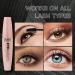 Waterproof Mascara For Lengthening Volumizing Moisturizing Mascara Makeup Long-Lasting Softer Fuller Lashes Amplify Smudge-Proof Eyelash Mascara 0.35Oz (Mascara cream*1) - Buy Online on GoSupps.com