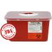 Oakridge Sharps Container 1 Gallon (2 Pack) with Rotating Lid - Easy-to-Use Design - Buy Online on GoSupps.com