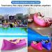 DERJLY Inflatable Lounger Inflatable Couch with Side Pockets and Matching Bag 75x27x20 inch Waterproof Anti-Leak and Portable Inflatable Chair for Traveling Camping Beach Parties Music Festivals Green - Buy Online on GoSupps.com