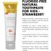 Fluoride Free Strawberry Kids Toothpaste - Natural Brightening Formula by Coc March | 5.3 oz (100g) - Shop Internationally - Buy Online on GoSupps.com