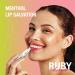 Ruby Kisses Salvation Lip Gloss - Lightweight Juicy Shine Menthol Infused Conditioning Treatment for Deep Hydration & Healing - Buy Online on GoSupps.com
