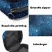 Green Galaxy Starry Sky Sanitary Napkin Storage Bag - Large Capacity Menstrual Cup Pouch & Makeup Organizer - Buy Online on GoSupps.com