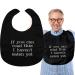 Funny Large Adult Bibs - 100% Cotton Washable Adult Bibs for Women Men & Elderly, Funny Gag Gifts (5 Styles) If You Can Read This...
