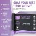 Lavender Body Wipes for Women - 120 Extra Thick Deodorant Wipes - Rinse-Free Wet Wipes for Body & Face - 12 Pack - (120 Wipes, 6 x 8 Lavender) - Buy Online on GoSupps.com